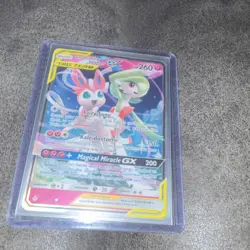 Pokemon Gardevoir & Sylveon GX TAG TEAM Holo Card SM210 English TCG - Image 1