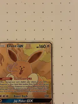 Eevee GX - SM233 - Full Art Promo Black Star Ultra Rare Holo - Pokemon Card - LP - Image 3