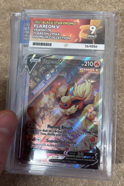 Pokemon Cards - ACE 9 Flareon V SWSH179 - Black Star Promo - eBay Live - Image 1