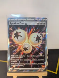 Ignition Energy 124/094 Phantasmal Flames Special Energy Pokemon Card TCG - Image 1