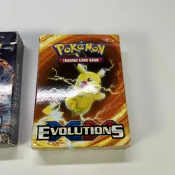 3 Pokemon Sun and Moon, Evolutions And Eevee trading card game ex con - Image 2