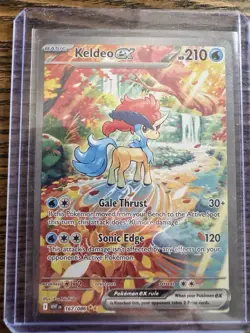 Pokemon TCG Keldeo EX White Flare Sir Card 167/086 NM Condition - Image 2