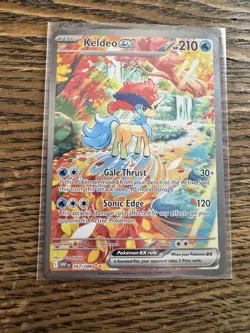 Pokemon TCG Keldeo EX White Flare Sir Card 167/086 NM Condition - Image 3
