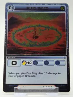 Chaotic Card : Fire Ring Forged Unity First Edition Rare Attack - Image 1
