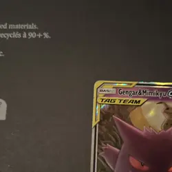 Pokemon Gengar & Mimikyu GX Team Up TAG TEAM GX Holo Card 53/181 - Image 2