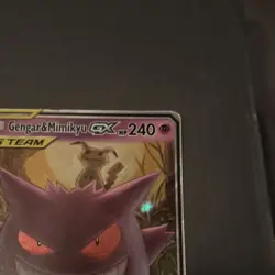 Pokemon Gengar & Mimikyu GX Team Up TAG TEAM GX Holo Card 53/181 - Image 3