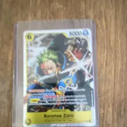 Bandai One Piece Card Game Roronoa Zoro Character Card OP07-048 8000 Power - Image 1
