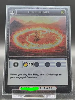 Chaotic Card : Fire Ring Forged Unity First Edition Rare Attack - Image 1