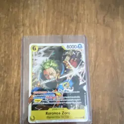Bandai One Piece Card Game Roronoa Zoro Character Egghead OP07-043 8000 Power - Image 1