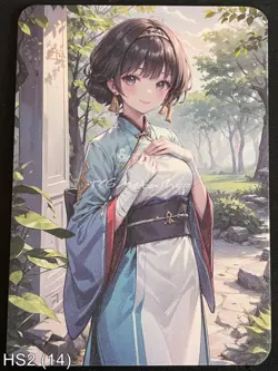 🔥 HS2 14 Cute Girl Hot & Spicy Waifu Anime A6 Board Card - Image 1