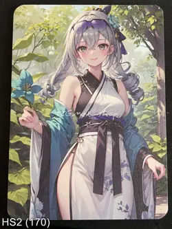 🔥 HS2 170 Silver Wolf Honkai Star Rail Hot & Spicy Waifu Anime A6 Board Card - Image 1