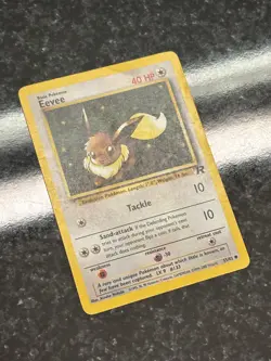 Eevee 55/82 Team Rocket 2000 Regular Common LP Vintage Pokemon Card - Image 2