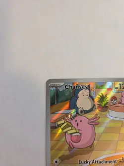 Pokemon Chansey Illustration Twilight Masquerade Rare Card 187/167 NM Condition - Image 4