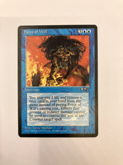 1x Force of Will (Alliances) MTG - Lightly Played - Magic The Gathering - Image 1