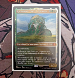 MTG Karametra, God of Harvests Commander Legends - NM Foil Etched - Image 1