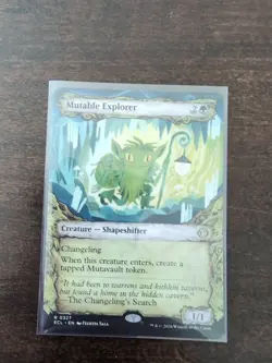 x1 Mutable Explorer - Showcase R MTG Lorwyn Eclipsed M/NM, English - Image 1