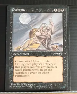 Mtg DYSTOPIA NM Alliances Reserve List -Argo- - Image 1