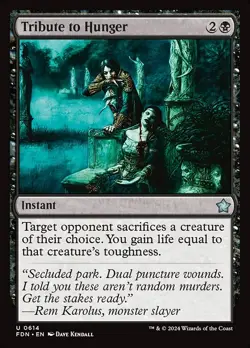 [MTG] Tribute to Hunger (0614) (FDN) LP-HP - Image 1