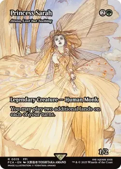 MTG Princess Sarah - Azusa, Lost but Seeking (Showcase) - 15 / English / Near Mi - Image 1