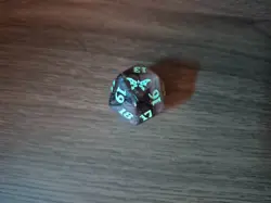 MTG Duskmourn Nightmare Bundle OVERSIZED Glow in the Dark Spindown D20 Dice - Image 1