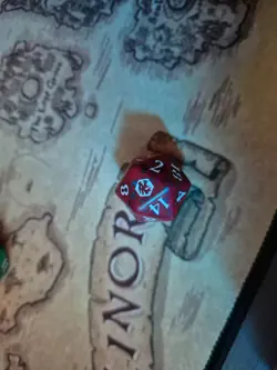 Magic Spindown Die - Adventures In The Forgotten Realms - Red (MTG Dice) Brand - Image 1