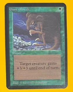 MTG GIANT GROWTH Alpha (OldManMTG 012-907) - Image 1