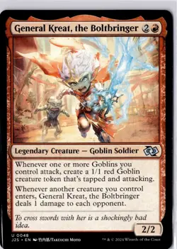 General Kreat, the Boltbringer (Anime) Foundations Jumpstart Regular U 0048 - Image 1