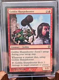 Goblin Sharpshooter Commander 2013 MTG Regular Lightly Played - Image 3