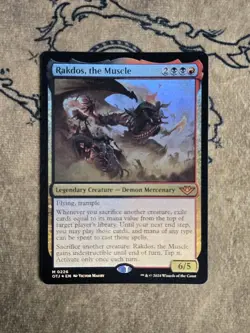 Rakdos, the Muscle 0226 Outlaws of Thunder Junction Foil NM - Image 1