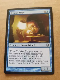 Scars of Mirrodin #48 Trinket Mage MTG Magic #48 Human Wizard LP BULK DISCOUNT - Image 1