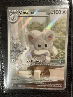 Pokemon TCG: Cinccino 153/086 - Black Bolt - Illustration Rare - English - Image 1