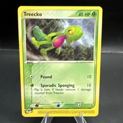 Treecko - Non-Holo - 016 Black Star Promo - Pokemon TCG - 2004 MP - Image 1