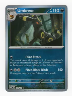 Umbreon 059/131 Prismatic Evolutions Pokeball Reverse Holo M/NM Pokemon TCG - Image 1