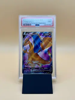 2020 Pokemon Sword & Shield Champions Path CHARIZARD Promo #050 Full Art - PSA 9 - Image 1