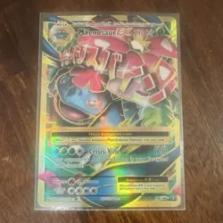 Pokemon TCG Evolutions 2016 M Venusaur EX Full Art 100/108 - Image 1
