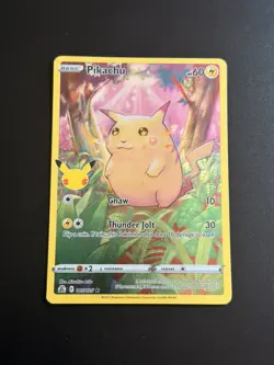 Pikachu 005/025 Pokemon Celebrations Holo Rare MP - Image 1