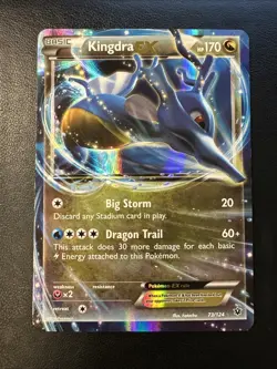 Kingdra EX [VLP] 73/124 XY Fates Collide Pokemon TCG - Image 1