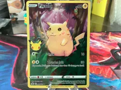2021 Pokemon Celebrations Pikachu Full Art Holo English 005/025 [LP] - Image 1