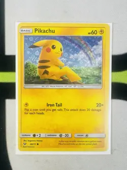 Pokemon TCG Pikachu 28/73 Holo - General Mills Promo Shining Legends - Image 1