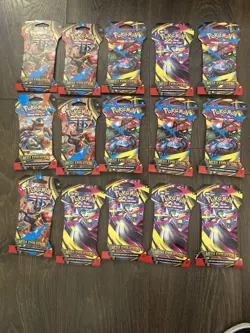 Pokemon Mega Evolution Booster Pack Lot Of 15 - Image 1