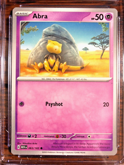 Abra Regular Common #063 - CGC NM/MINT 8 - Scarlet & Violet 151 - Pokemon TCG - Image 2