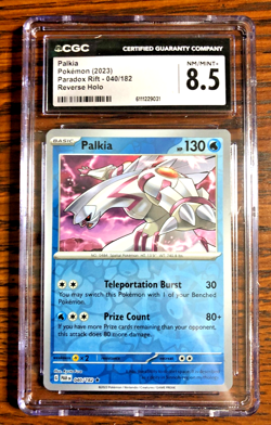Palkia Reverse Holo #040 - CGC NM/MINT+ 8.5 - 2023 SV Paradox Rift - Pokemon TCG - Image 1
