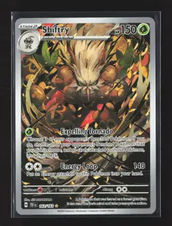 Pokemon SV05: Temporal Forces #163/162 Holo Shiftry - Image 1