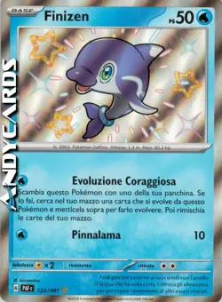 FINIZEN 123/091 • Rara Shiny • Destino di Paldea PAF POKEMON - Image 1