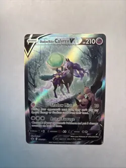 Pokemon TCG Shadow Rider Calyrex v Alternate Art 172/198 Mint/Near Mint - Image 1
