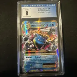 Pokemon TCG 2016 XY Evolutions M Blastoise EX Holo 22/108 | CGC 8 - Image 1