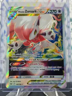 Pokemon TCG Hisuian Zoroark VSTAR Lost Origin 147/196 Holo Ultra Rare Nm - Image 3