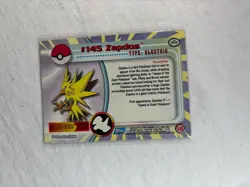 Pokemon TV Animation Blue Logo 1st Edition Non Holo Moltres/Zapdos/Articuno Bird - Image 3