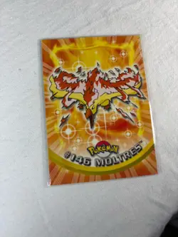Pokemon TV Animation Blue Logo 1st Edition Non Holo Moltres/Zapdos/Articuno Bird - Image 4