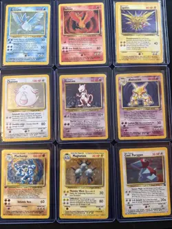 Pokemon WOTC All Legendary Fossil Bird Holo + 6 More Rare And Promo Holos HP-LP - Image 1